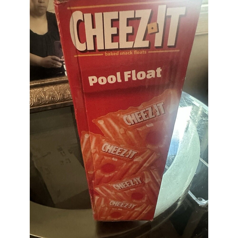 Cheez-It Pool Float | 4.5+ Feet Inflatable Raft, Beach & Lake Ready - Picture 2 of 4